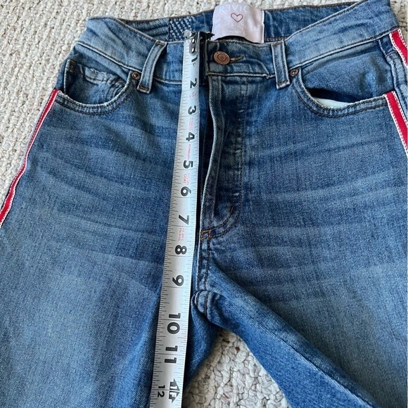 Revice Denim Ruby Tuesday Red Racing Stripe Jeans - Picture 8 of 14